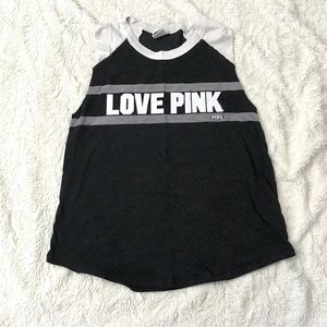 👟 PINK Charcoal Grey Lightweight Muscle Tank